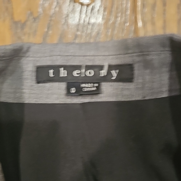 Theory Charcoal Women's Blazer - Picture 5 of 8